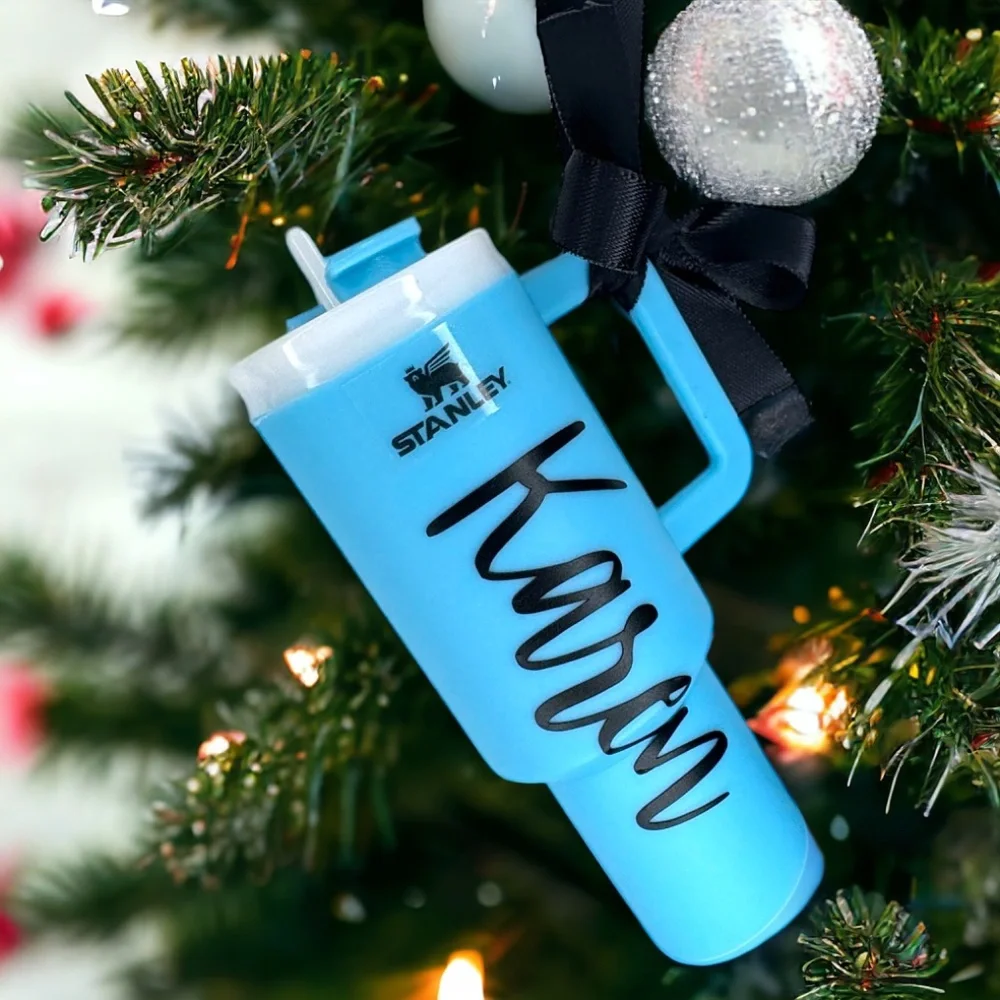 Cheers to the Season: Personalized Mini Tumbler Ornaments for the Perfect Gift